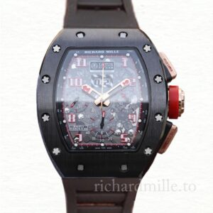 Richard Mille RM011 Men Automatic Rubber Band Watch Stainless Steel