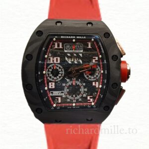 Richard Mille RM011 Automatic Men Titanium Watch Rubber Band