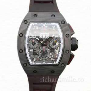 Richard Mille RM011 Automatic Men Watch Rubber Band Titanium