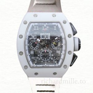 Richard Mille RM011 Automatic Men Rubber Band Ceramics Bezel Watch