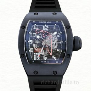 Richard Mille RM010 Automatic Men Watch Arabic Numeral Rubber Band